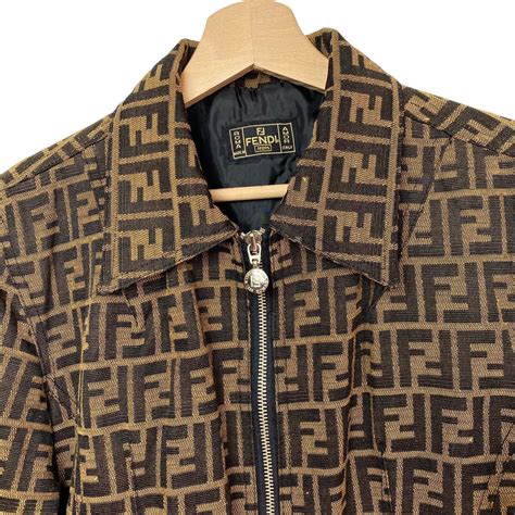 fendi canvas jacket|fendi jackets men's.